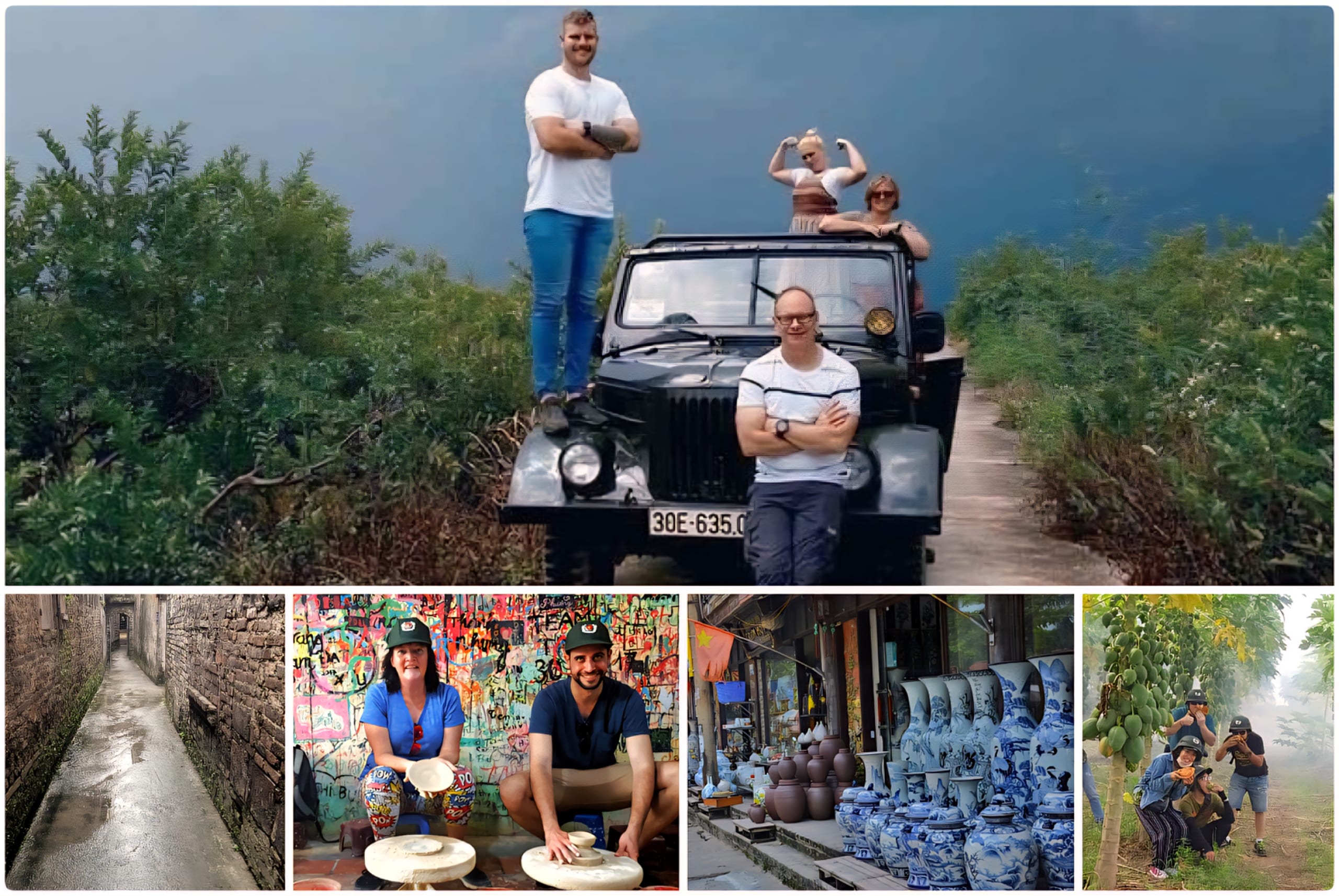 Hanoi Countryside Jeep Tour To Bat Trang Ceramic Village By Vietnam Army Jeep