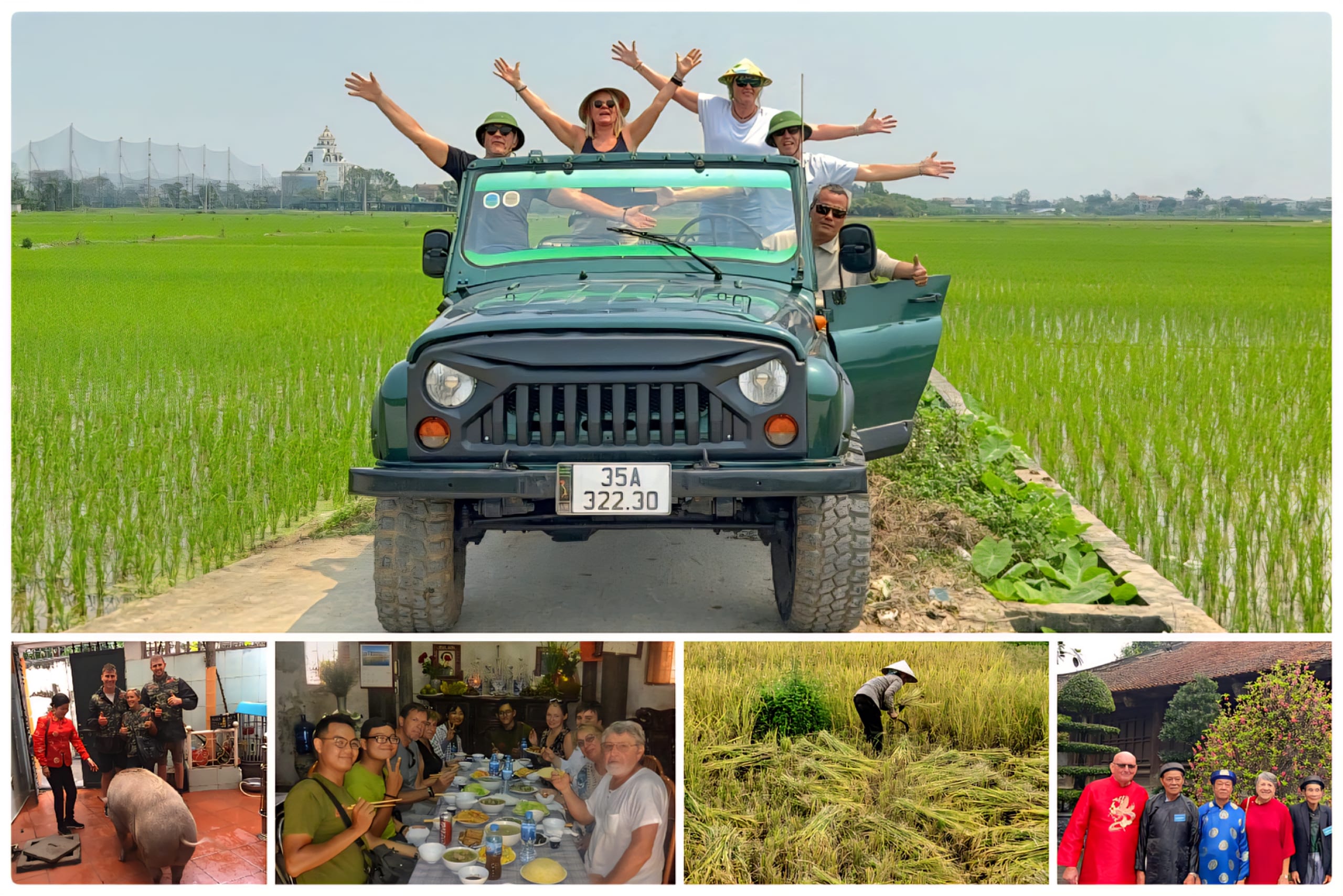 Hanoi Countryside & Co Loa Ancient Citadel Jeep Tour – Red River, Rice Fields & Local Life