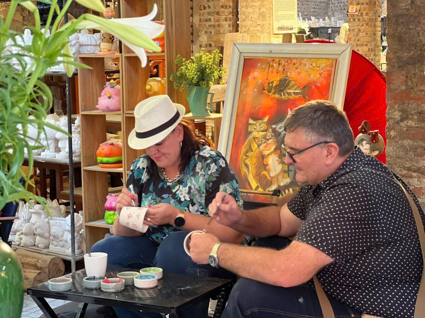 Bat Trang Ceramic Village & Hanoi Countryside Adventure by Army Jeep/ Vintage Vespa